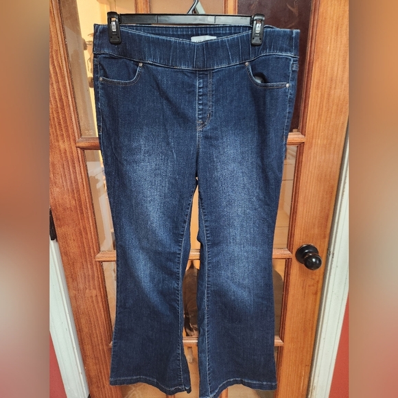 Lane Bryant Women's Boot Cut Jeans - Dark Blue - Picture 1 of 3